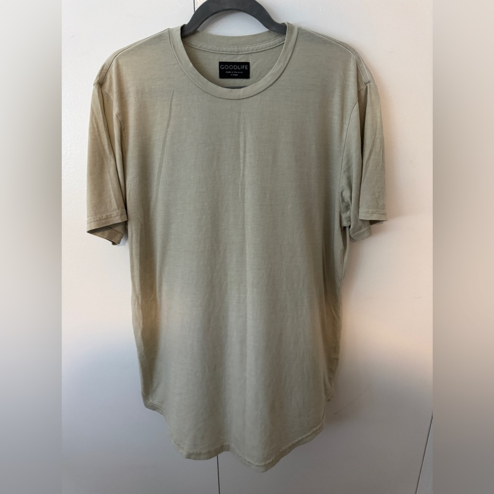 Goodlife Tri Blend Scallop T-Shirt XL Sand
